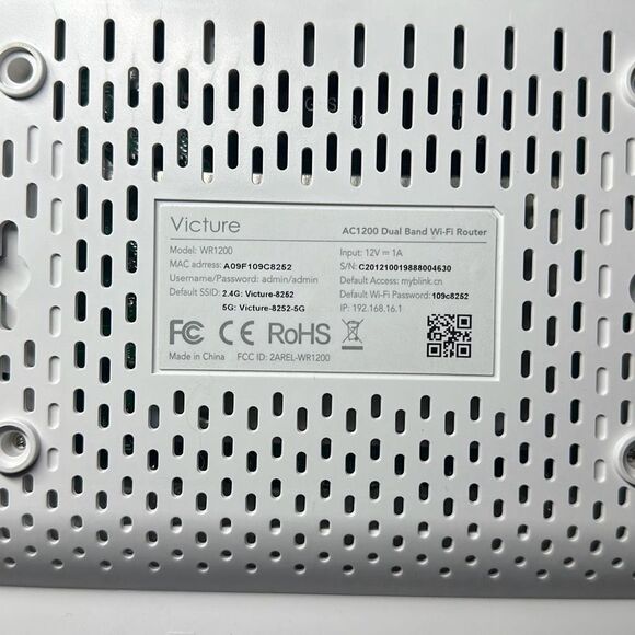Victure AC1200 WiFi Router Dual-Band Wireless Router WiFi 5/2.4GHz 1200Mbp - Picture 7 of 7